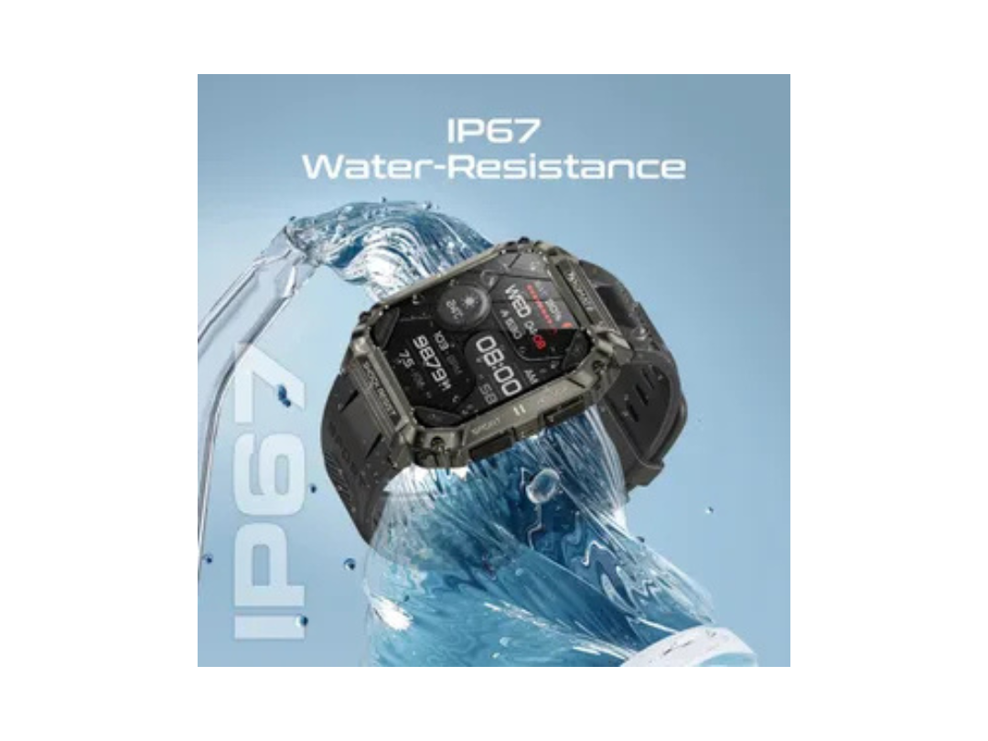 Promate Tough Built BT Calling Smart Watch 1P67 (Black) Promate Tough Built BT Calling Smart Watch 1P67 (Black)